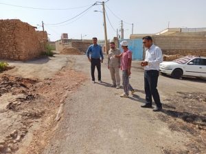 بازدید سرپرست فرمانداری از پروژه های بنیاد مسکن در بخش های مرکزی، عنبر و گلگیر شهرستان مسجدسلیمان