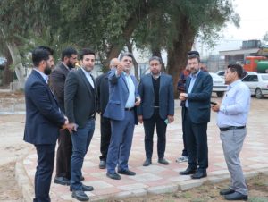 بازدید میدانی شهردار و فرماندار مسجدسلیمان از روند اجرایی برخی پروژه های شهری   