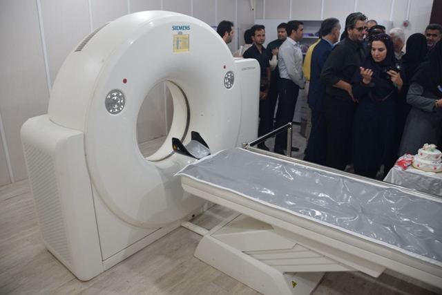 واحد سی تی اسکن و انکولوژی (شیمی درمانی ) بیمارستان ۲۲ بهمن مسجدسلیمان رسما افتتاح شد