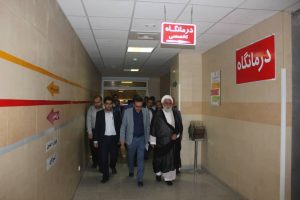 بازدید سرپرست فرمانداری مسجدسلیمان از بیمارستان ۲۲ بهمن