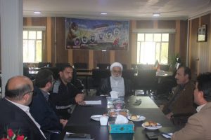 جلسه سرپرست فرمانداری مسجدسلیمان با اعضای هیئت مدیره موسسه فرهنگی ورزشی نفت مسجدسلیمان