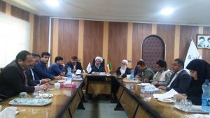 جلسه مدیریت بحران شهرستان مسجدسلیمان با حضور آیت الله فرحانی عضومجلس خبرگان رهبری برگزار شد