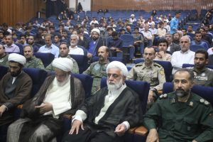 برگزاری همایش تبیین گام دوم انقلاب باحضور آیت الله کعبی نماینده مردم خوزستان در مجلس خبرگان رهبری برگزار شد