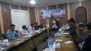 جلسه هماهنگی آوار برداری منازل آسیب دیده در زلزله