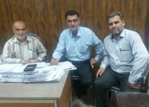 ثبت قرارداد بازیکنان ، سرمربی و اعضای کادر فنی تیم بزرگسال باشگاه زاگرس در هیئت فوتبال مسجدسلیمان