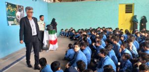 اجرای برنامه های مستمر و روزانه آموزشی در مدارس توسط پلیس مسجدسلیمان