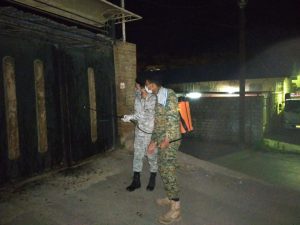 ضدعفونی و پاکسازی مناطق باغ ملی ، افرمبی ، حنیف نژاد و چاه نفتی توسط بسیجیان پایگاه مقاومت سلمان