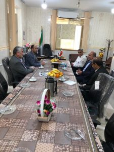 دیدار دکتر علیرضا ورناصری نماینده منتخب مردم در یازدهمین دوره مجلس شورای اسلامی با فرماندار و رئیس شبکه بهداشت و درمان شهرستان اندیکا