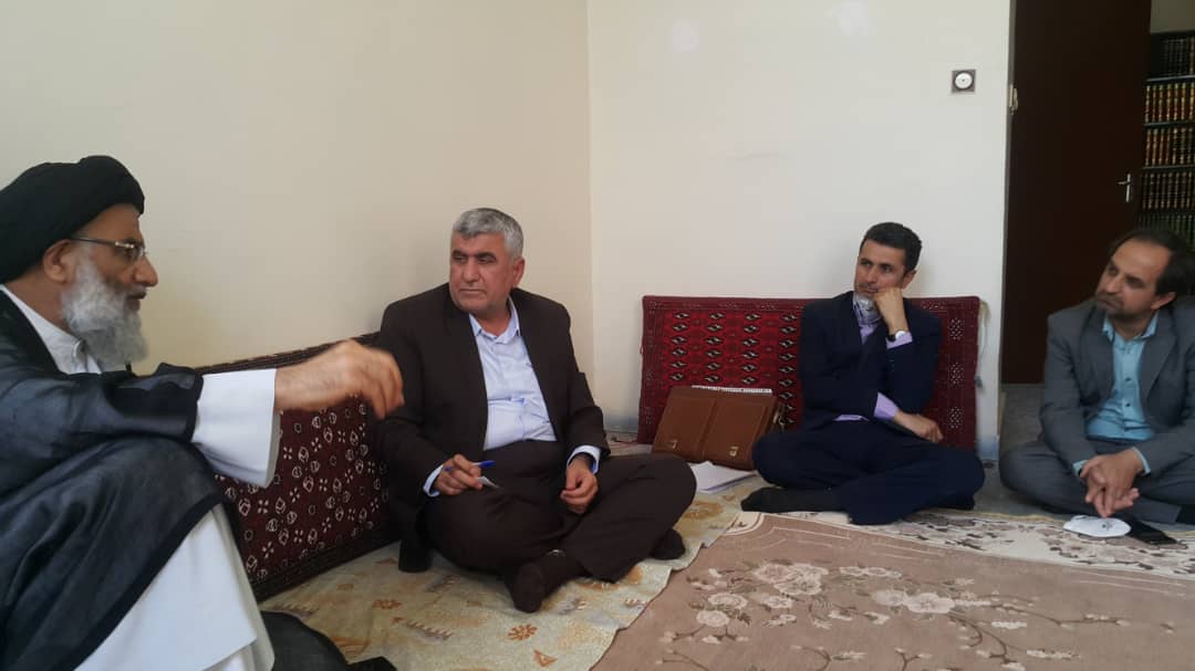 دیدار دکتر علیرضا ورناصری با نماینده ولی فقیه استان خوزستان آیت الله موسوی فرد
