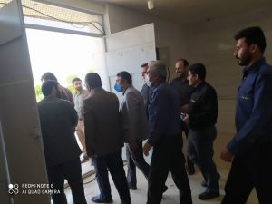 بازدید فرماندار و شهردار مسجدسلیمان از سردخانه نگهداری متوفیان در منطقه چهاربیشه