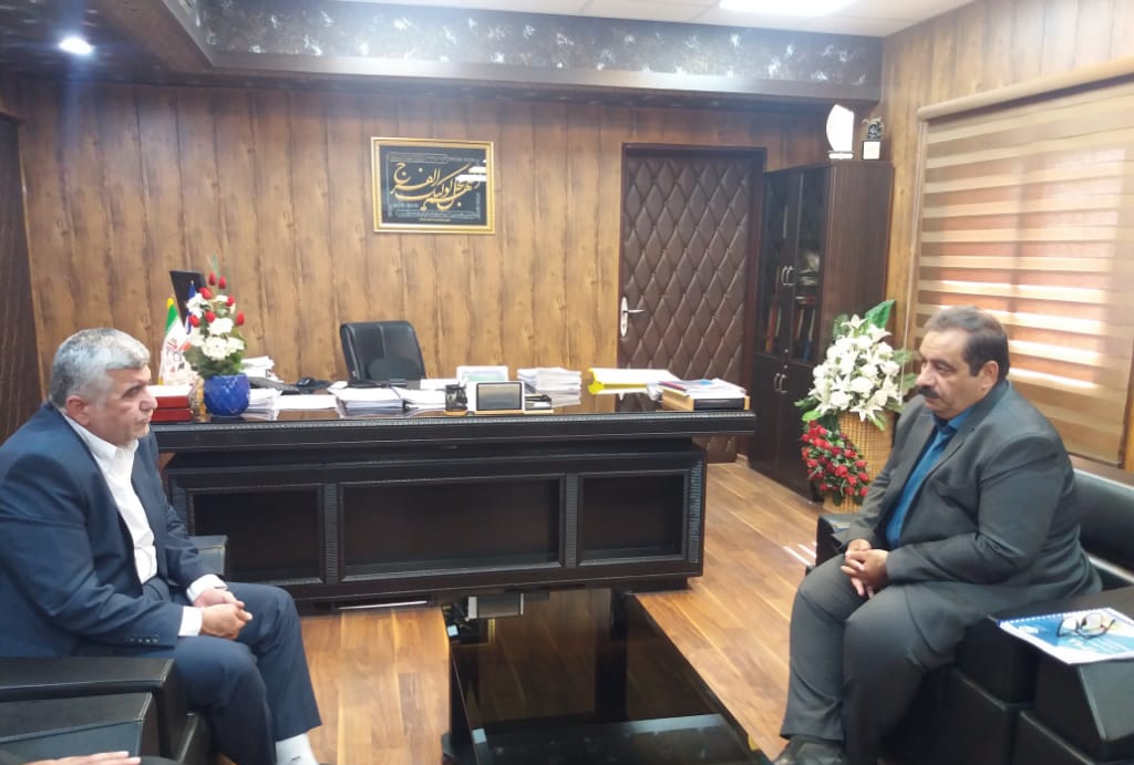 دیدار دکتر علیرضا ورناصری با مدیر کل تامین اجتماعی استان خوزستان