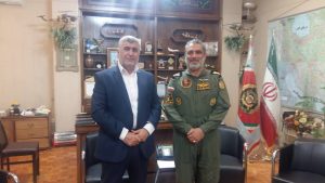 دیدار دکتر علیرضا ورناصری با فرمانده هوانیروز ارتش جمهوری اسلامی ایران
