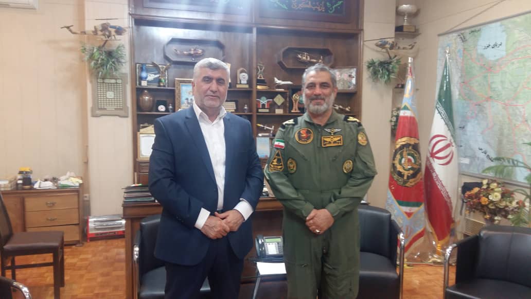 دیدار دکتر علیرضا ورناصری با فرمانده هوانیروز ارتش جمهوری اسلامی ایران
