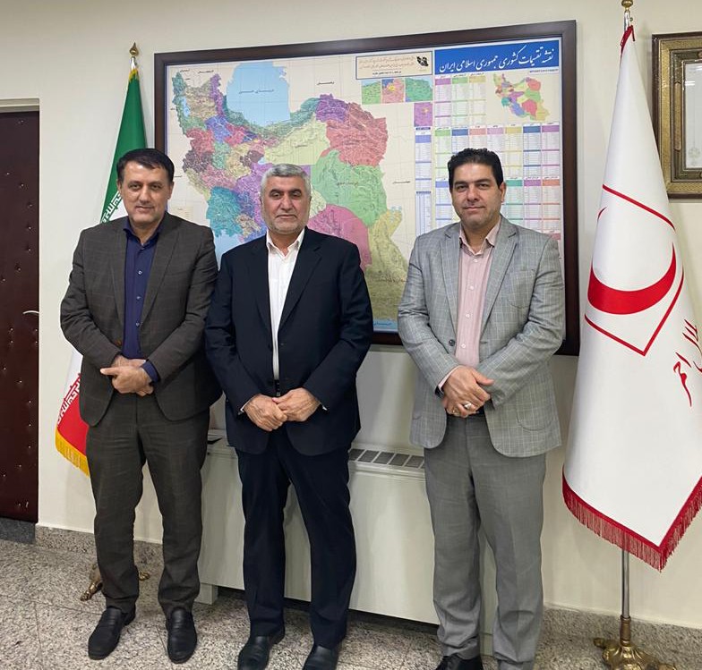 دیدار دکتر علیرضا ورناصری با دکتر همتی رئیس جمعیت هلال احمر کشور