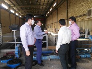 بازدید فرماندار مسجدسلیمان و مدیران کل استانداری خوزستان از تاسیسات آبرسانی شهید بهنام محمدی و شهرک ۵۴۰ واحدی امام رضا(ع)