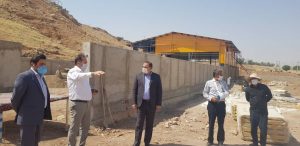 بازدید فرماندار و دادستان شهرستان مسجدسلیمان از روند احداث شهرک خودرویی در شهرستان