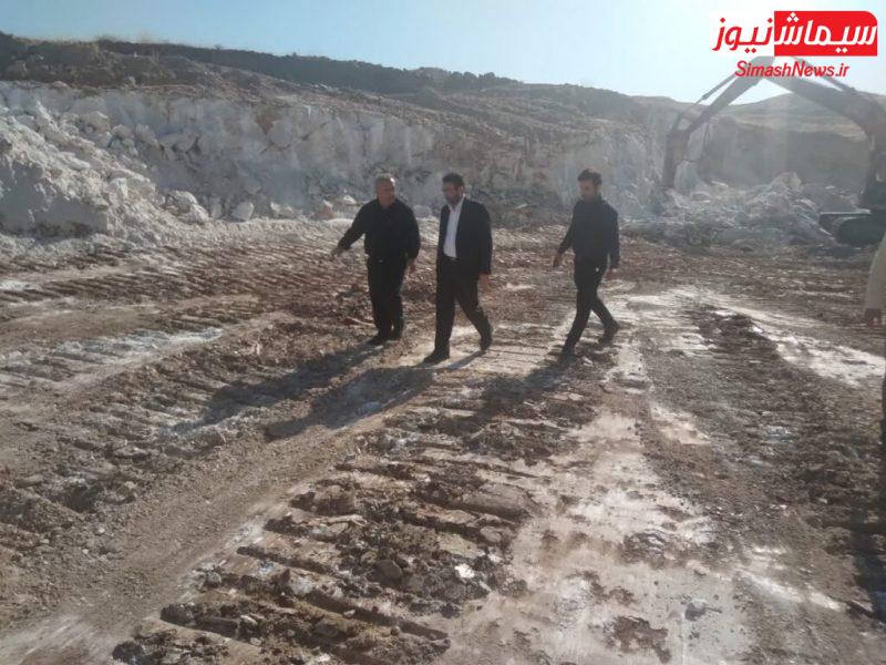 سرپرست فرمانداری از پروژه جاده کمربندی تمبی به میدان دانشگاه بازدید کرد