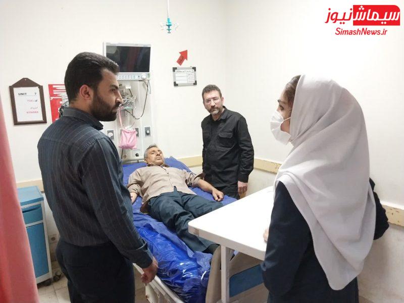 حضور سرزده فرماندار مسجدسلیمان در بیمارستان ۲۲ بهمن و گفتگو با مردم   