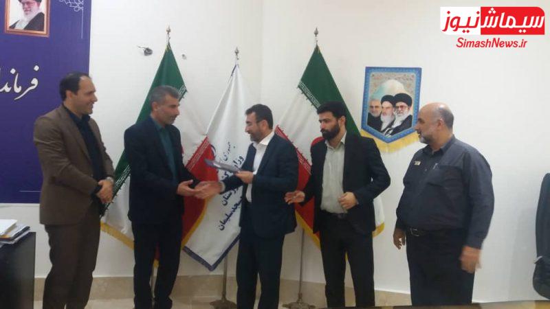 آیین تودیع و معارفه روسای قدیم و جدید اداره راهداری و حمل و نقل جاده ای شهرستان مسجدسلیمان برگزار شد