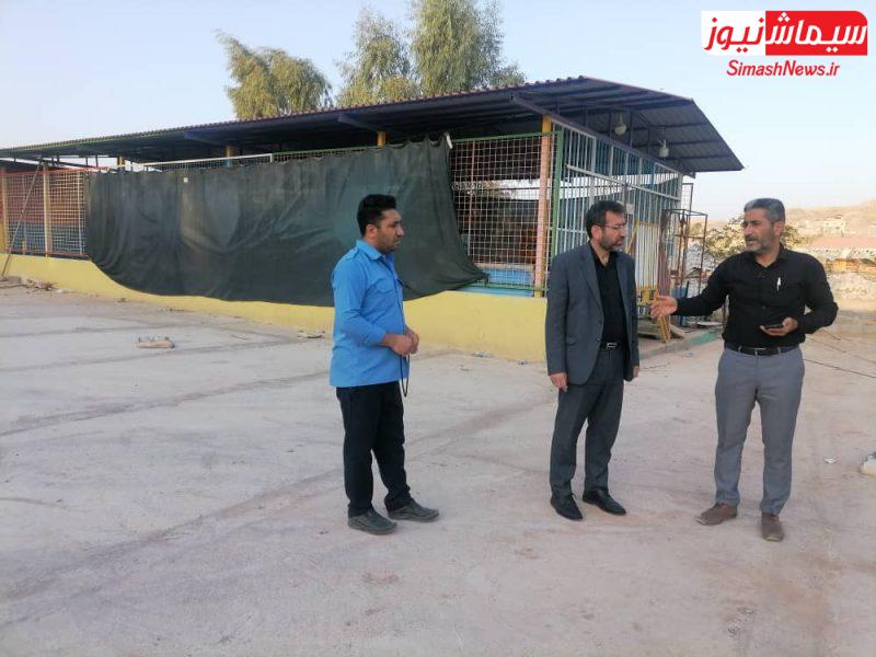ورود فرماندار مسجدسلیمان برای بررسی دلایل تاخیر در روند بهسازی شهربازی پارک گل نرگس
