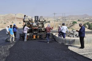 آغاز عملیات فاز اول زیر سازی و روکش آسفالت گرم پروژه بزرگ محور بلوار دوم شهری