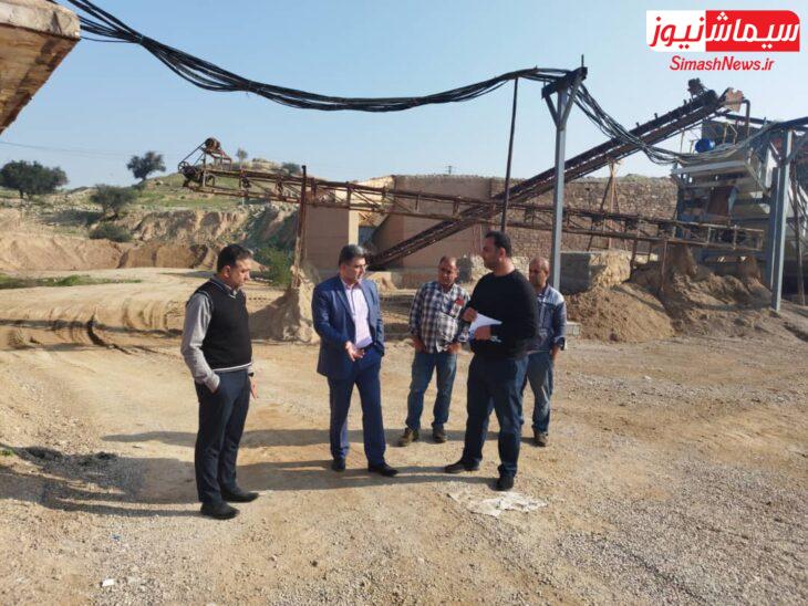 بازدید میدانی شهردار مسجدسلیمان از پروژه های عمرانی در حال اجرای شهرداری