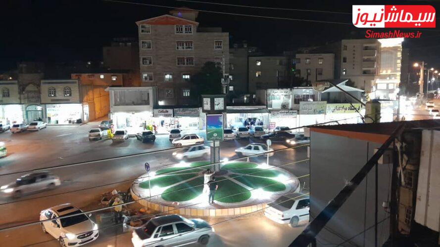 بهسازی و تکمیل میدان ساعت منطقه هشت بنگله