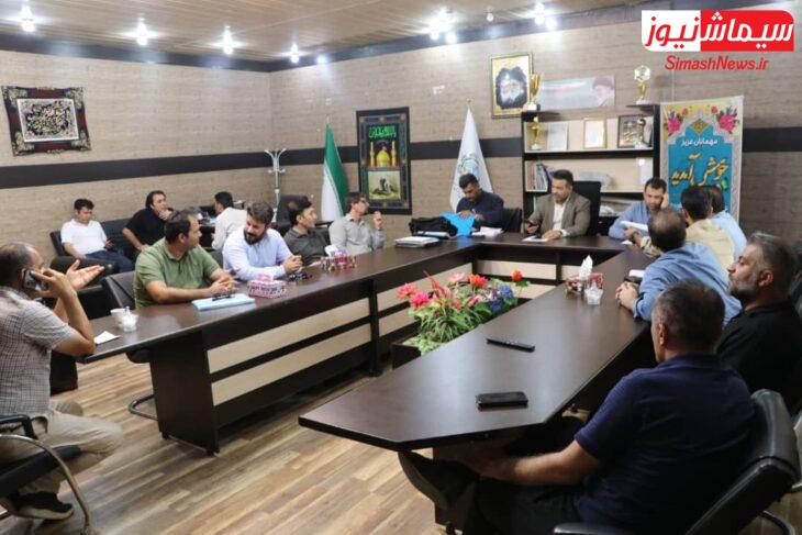 برگزاری جلسه شهردار مسجدسلیمان با پیمانکاران جهت بررسی موانع اجرای پروژه ها