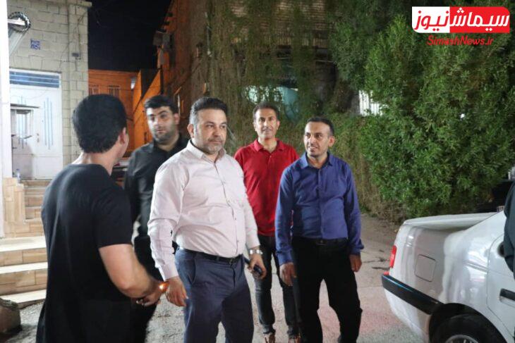 بازدید میدانی و شبانه شهردار مسجدسلیمان از سطح شهر
