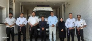 بازدید مدیر شبکه بهداشت ودرمان مسجدسلیمان از پایگاه های اورژانس ۱۱۵ و قدردانی از پرسنل اورژانس پیش بیمارستانی