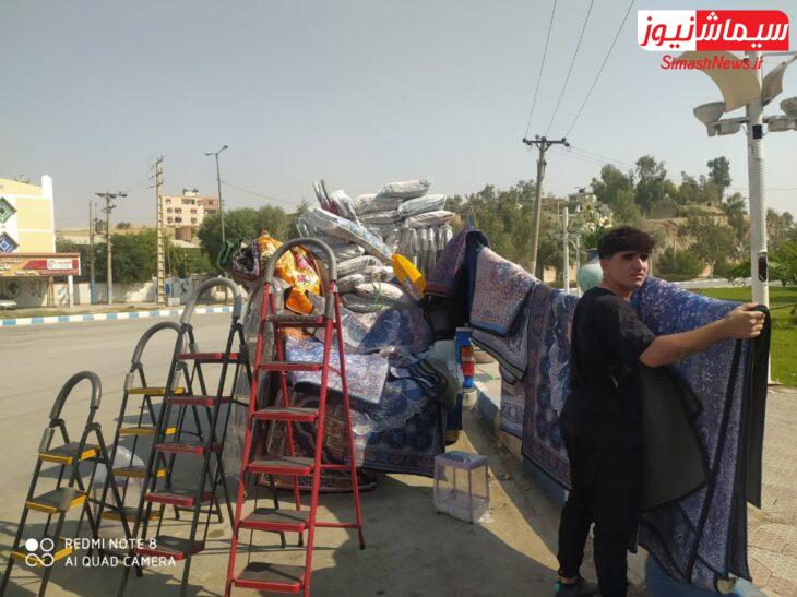 ادامه طرح جمع آوری و ساماندهی دستفروشان توسط واحد اجرائیات شهرداری مسجدسلیمان