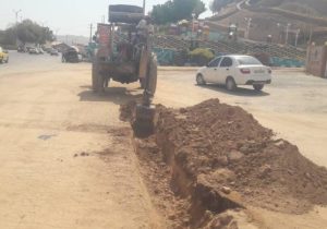 آغاز عملیات نخاله‌برداری و زیرسازی نوار حفاری جنب آتش‌نشانی نفتک حدفاصل گلزار شهدای گمنام