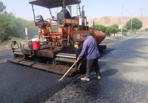 جاده هنرستان با دستور شهردار مسجدسلیمان ترمیم شد
