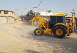 عملیات زیرسازی معابر محله تلخاب آغاز شد