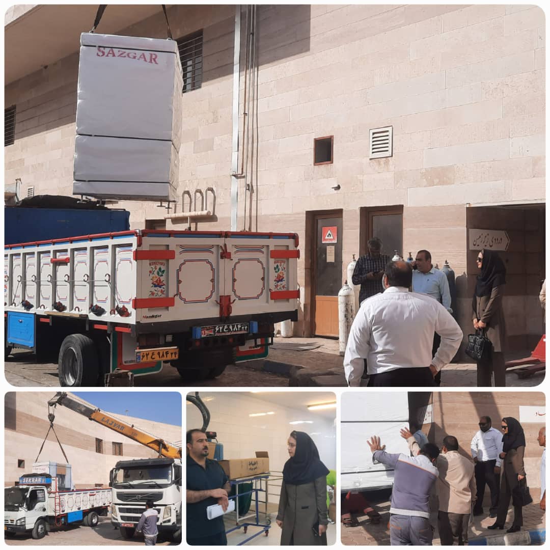 اختصاص یک دستگاه اتوکلاو ۵۰۰ لیتری به بیمارستان ۲۲ بهمن مسجدسلیمان