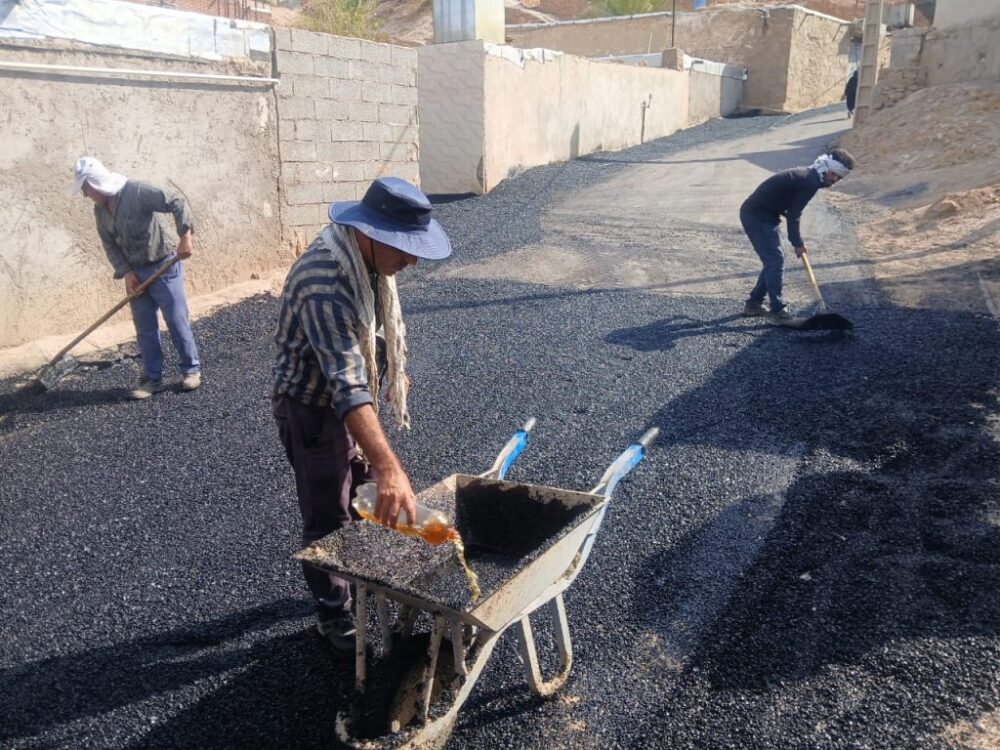پایان عملیات آسفالت‌ریزی کوی شهید شکرالله راکی / تحقق یکی از مطالبات دیرینه شهروندان منطقه نمره هشت