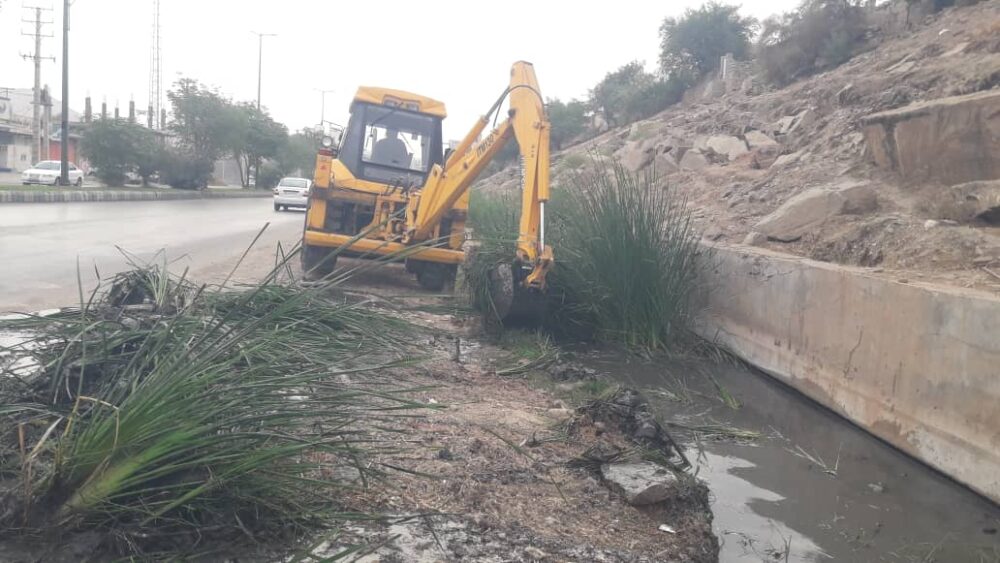 کانال نفتک به ریل‌وی لایروبی شد