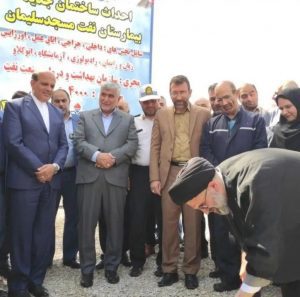 آیین کلنگ زنی احداث ساختمان جدید بیمارستان نفت مسجدسلیمان برگزار شد   