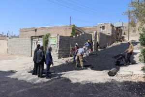 بازدید رئیس و اعضای شورای اسلامی شهر مسجدسلیمان از روند اجرای پروژه آسفالت منطقه کلگه (خیابان شهید علیرضا اسیوند)