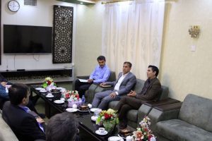 نشست بررسی مسائل تیم فوتبال نفت مسجدسلیمان با حضور مهندس رئیسی نماینده مدیرعامل مناطق