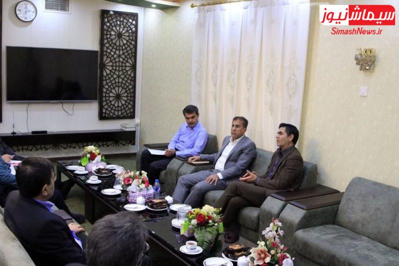 نشست بررسی مسائل تیم فوتبال نفت مسجدسلیمان با حضور مهندس رئیسی نماینده مدیرعامل مناطق