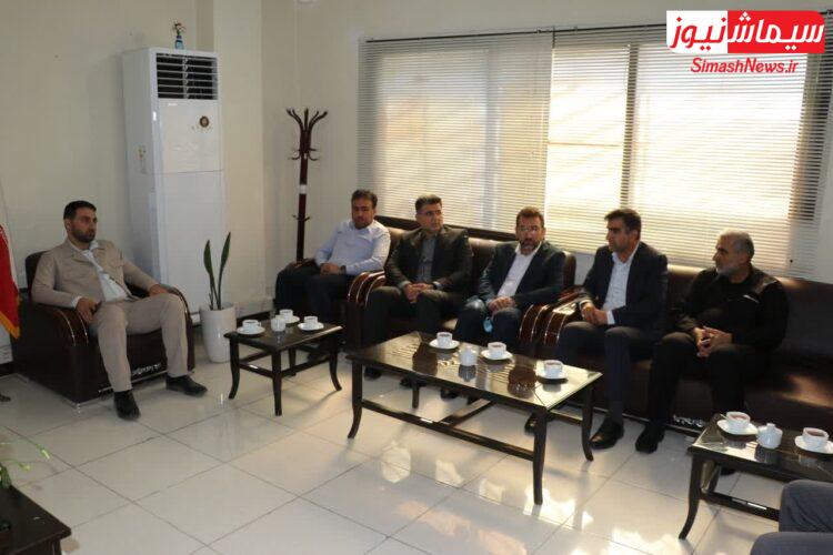 به مناسبت هفته تأمین اجتماعی فرماندار و شهردار مسجدسلیمان با رئیس و کارکنان تأمین اجتماعی دیدار کردند