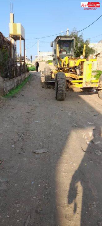 عملیات بسترسازی محله تلخاب در حال انجام است