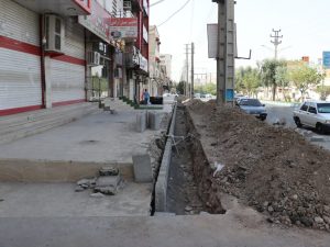 تعربض محور میدان پنج بنگله حد فاصل منطقه باشگاه مرکزی آغاز گردید