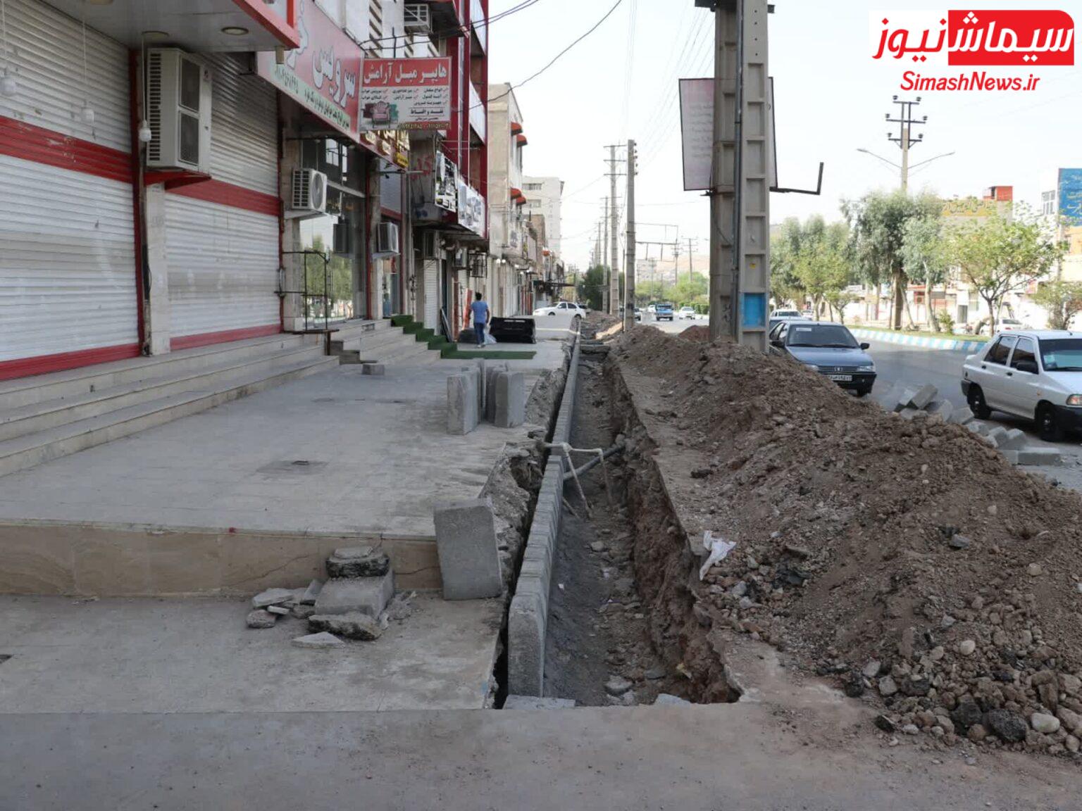 تعربض محور میدان پنج بنگله حد فاصل منطقه باشگاه مرکزی آغاز گردید