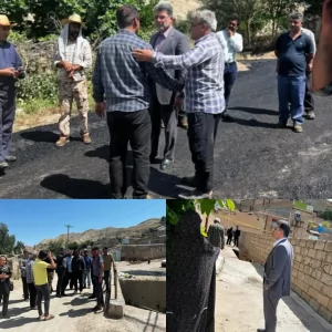 بازدید آرش قنبری شهردار مسجدسلیمان از پروژه های عمرانی شهرداری در شهرستان