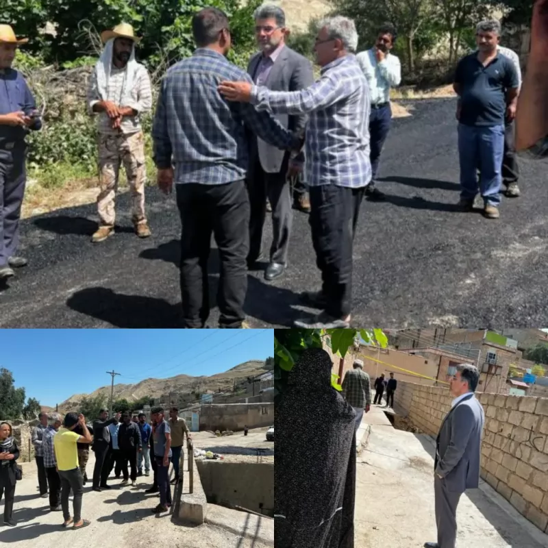 بازدید آرش قنبری شهردار مسجدسلیمان از پروژه های عمرانی شهرداری در شهرستان