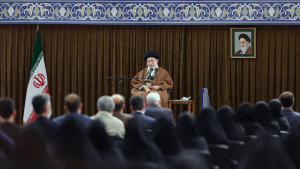 دیدار معلمان با رهبر انقلاب