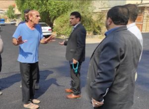 ورود دادستان مسجدسلیمان به پروژه آسفالت بی کیفیت و غیراستاندارد شهرداری در کولرشاپ