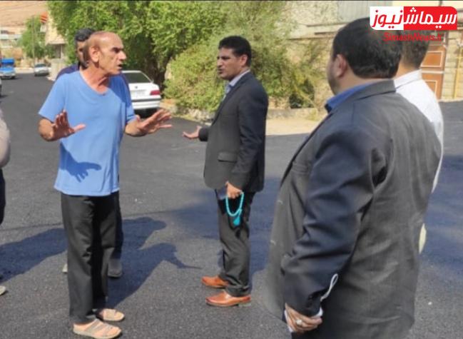 ورود دادستان مسجدسلیمان به پروژه آسفالت بی کیفیت و غیراستاندارد شهرداری در کولرشاپ